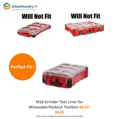 Liner for Milwaukee M18 Grinder (Compatible with 2880, 2881, 2686 Models)